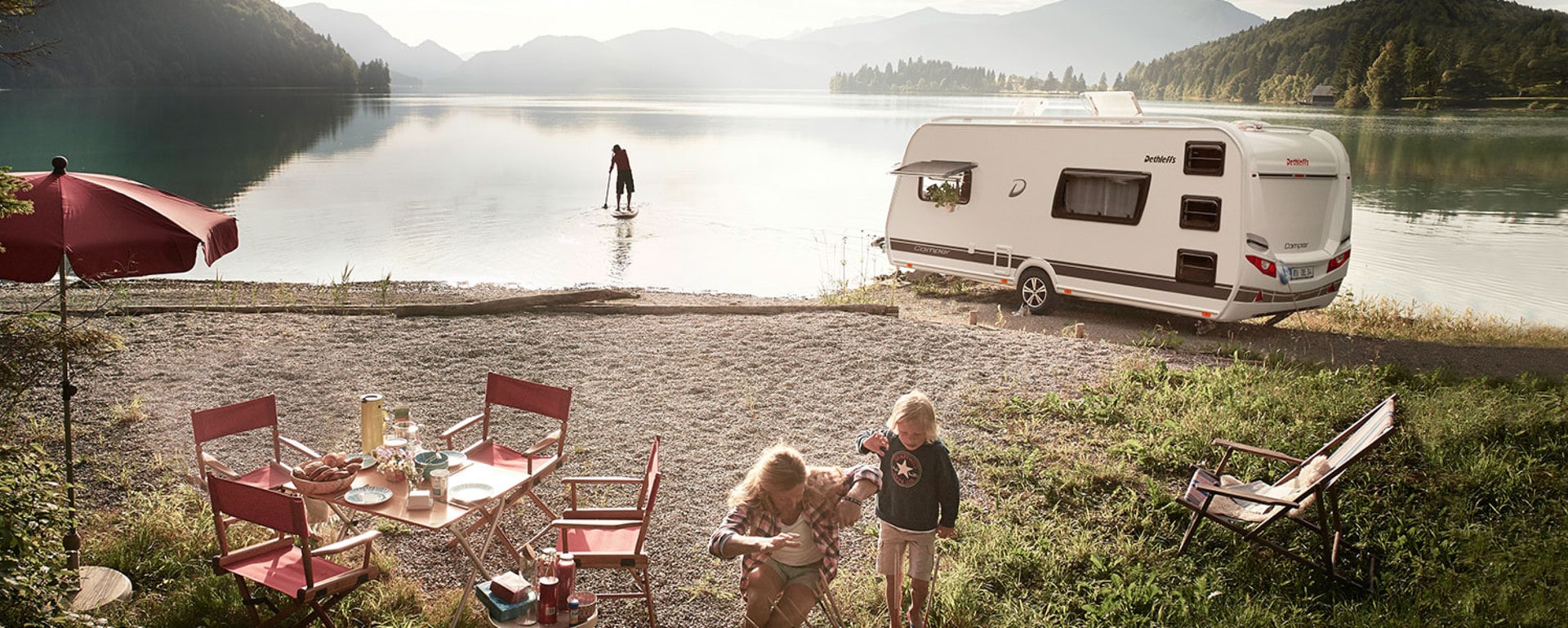 Dethleffs caravan camper banner
