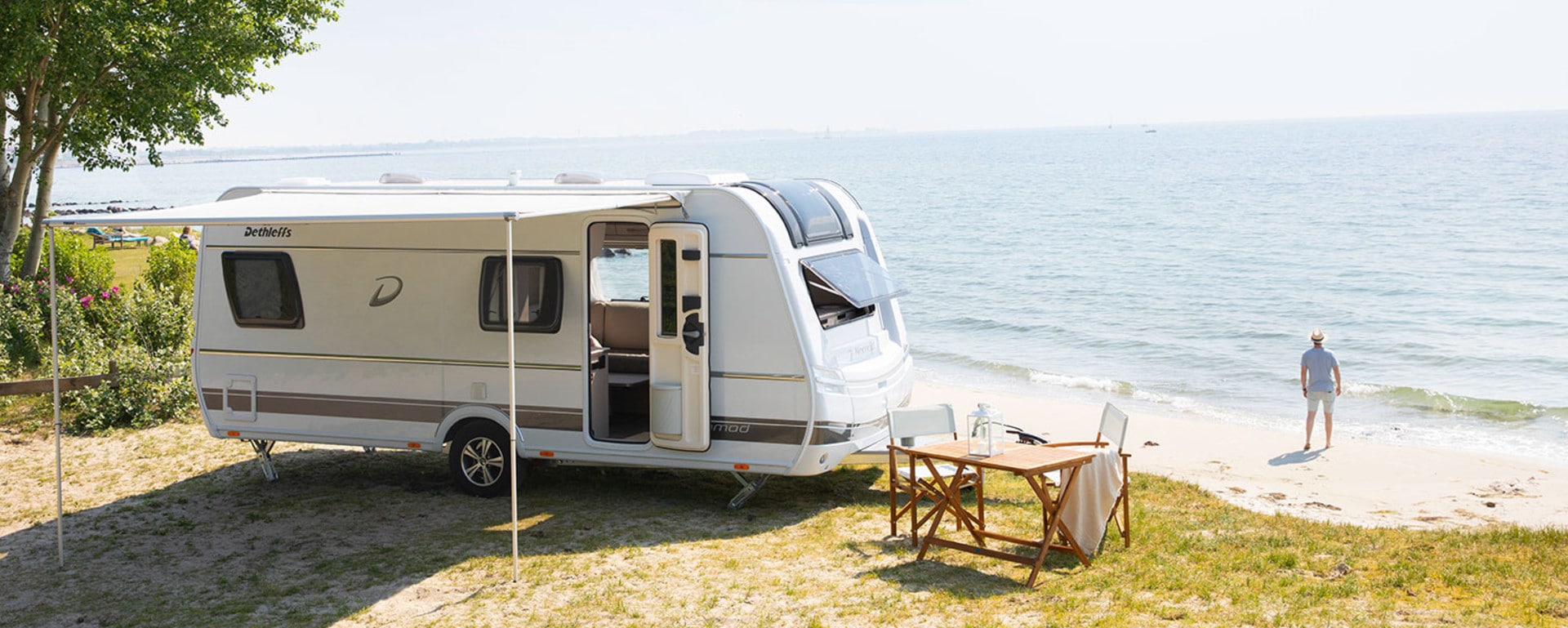 Dethleffs caravan nomad banner