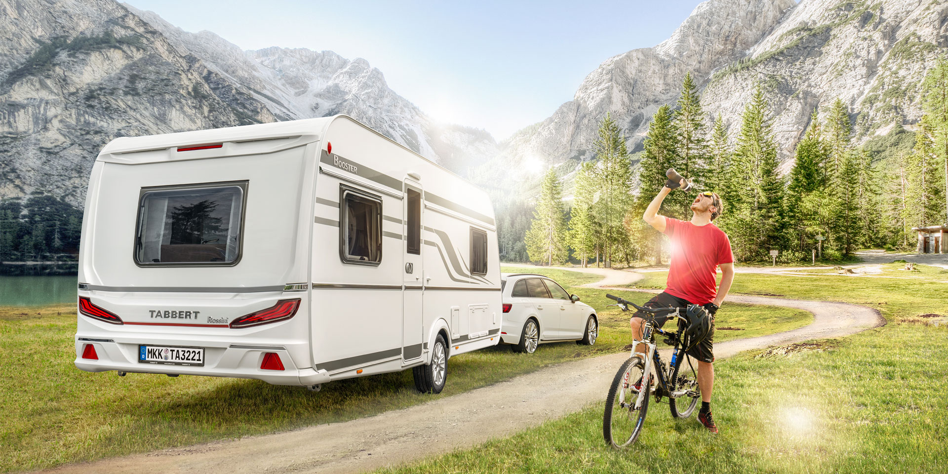 Tabbert caravan booster banner