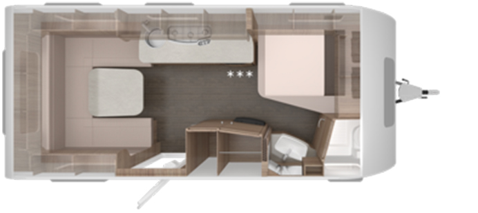Knaus Sport 500 fu plattegrond