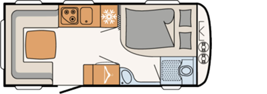 Dethleffs camper 470 fr indeling