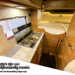 Knaus Tourer Van keuken en queensbed