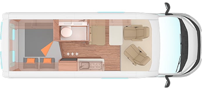 Weinsberg Caratour 600 MQ plattegrond